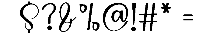 Originals Handmade Font OTHER CHARS