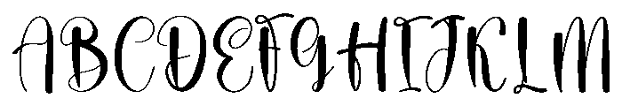 Originals Handmade Font UPPERCASE