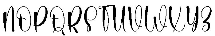 Originals Handmade Font UPPERCASE