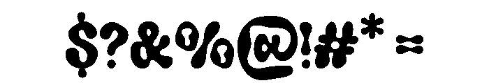 Orijoqu Regular Font OTHER CHARS