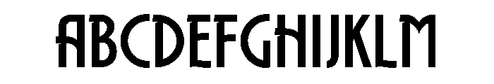 Orlenco Regular Font UPPERCASE