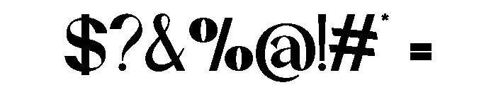 Orlithe-Regular Font OTHER CHARS