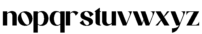 Orlithe-Regular Font LOWERCASE