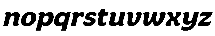 Orlive Italic Font LOWERCASE