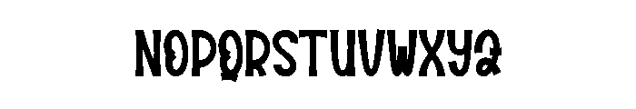 Ornament Cupcake Font LOWERCASE