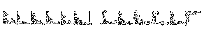 Ornamental Corner Borders FONT