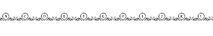 Ornate Monogram Font UPPERCASE