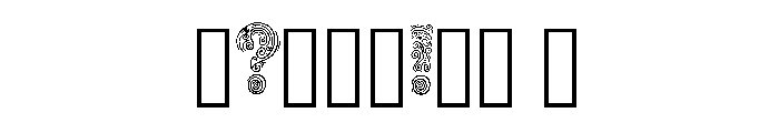 Ornate Swirl By Squeeb  Regular Font OTHER CHARS