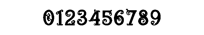 Ornate Victorian Font OTHER CHARS