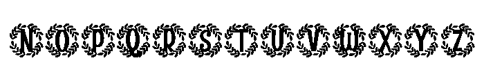 Ornatique Monogram Font LOWERCASE