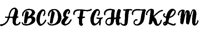 Ornatique Script Font UPPERCASE