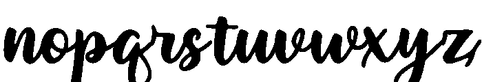 Ornatique Script Font LOWERCASE