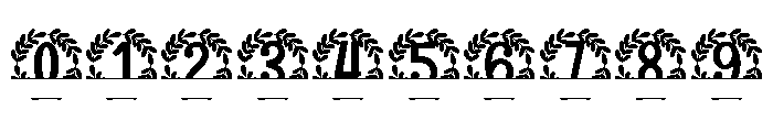 Ornatique Split Monogram Font OTHER CHARS