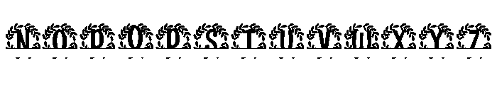 Ornatique Split Monogram Font LOWERCASE
