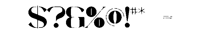 Orphic VP Regular Font OTHER CHARS