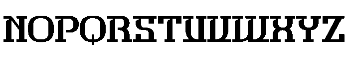 Orsted Font UPPERCASE