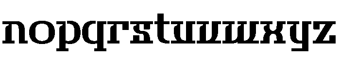 Orsted Font LOWERCASE