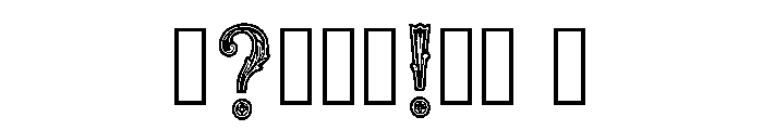 Ortho Regular Font OTHER CHARS