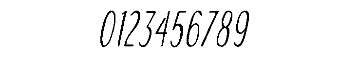 Orvane Italic Font OTHER CHARS