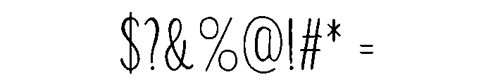 Orvane Regular Font OTHER CHARS