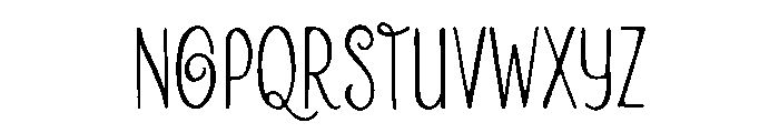 Orvane Regular Font UPPERCASE