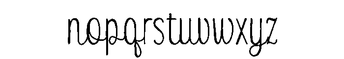 Orvane Regular Font LOWERCASE