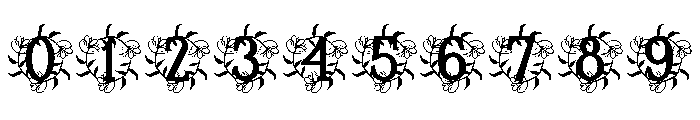 Orvara Monogram Font OTHER CHARS
