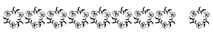 Orvara Monogram Font OTHER CHARS