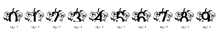 Orvara Split Monogram Font OTHER CHARS