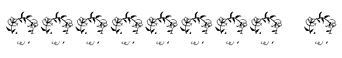 Orvara Split Monogram Font OTHER CHARS