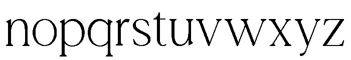 Orvelia Regular Font LOWERCASE