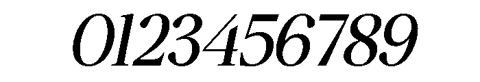 Orvella Italic Font OTHER CHARS