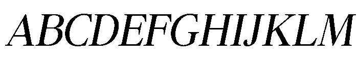 Orvella Italic Font UPPERCASE