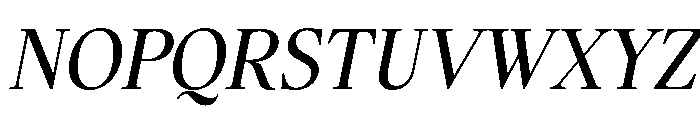 Orvella Italic Font UPPERCASE