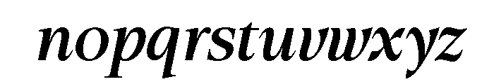 Orvella Italic Font LOWERCASE