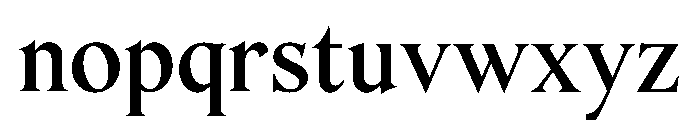 Orvellaine Font LOWERCASE