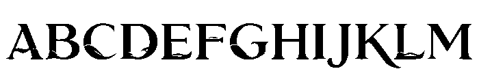 Orvelle Font UPPERCASE