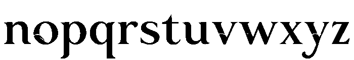 Orvelle Font LOWERCASE