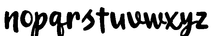 Orven Regular Font LOWERCASE