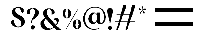 Orvessa Regular Font OTHER CHARS