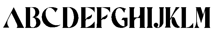 Orvessa Regular Font UPPERCASE