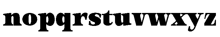 Orvessia Black Condensed Font LOWERCASE