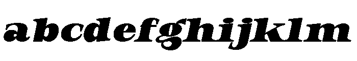 Orvessia Black Expanded Italic FONT
