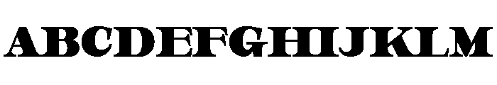 Orvessia Black Expanded Font UPPERCASE