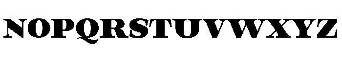 Orvessia Black Expanded Font UPPERCASE