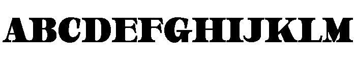 Orvessia Black Font UPPERCASE