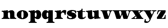 Orvessia Black Font LOWERCASE
