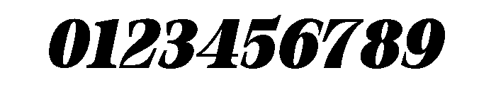Orvessia Bold Condensed Italic Font OTHER CHARS