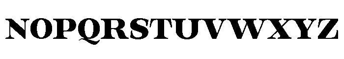 Orvessia Bold Expanded Font UPPERCASE