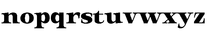 Orvessia Bold Expanded Font LOWERCASE